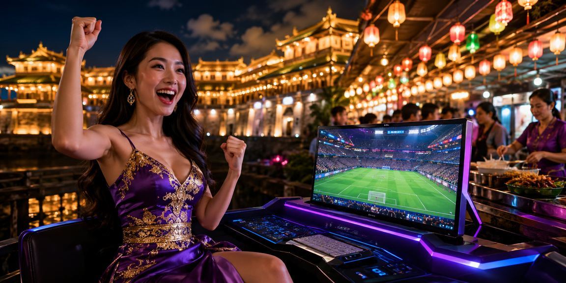 Esports và cá cược thể thao sôi động tại chợ đêm Huế