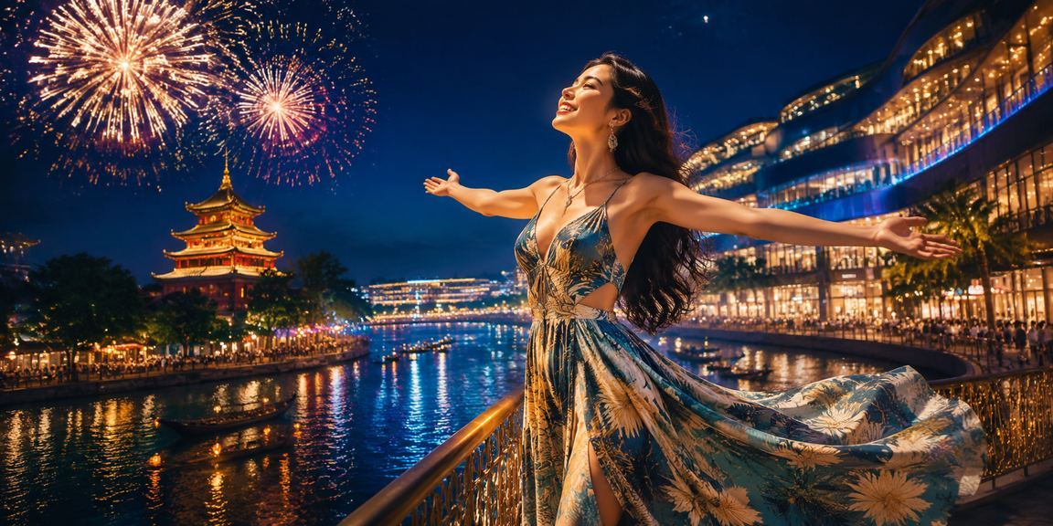 Lễ hội truyền thống Huế với không khí vui tươi và đặc trưng văn hóa Việt Nam